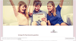 Desktop Screenshot of flyeronlinegestalten.com